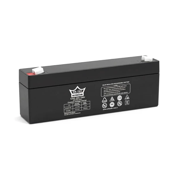 ORTEC 12V 2,3 AH UZUN AKÜ ürün görseli 1