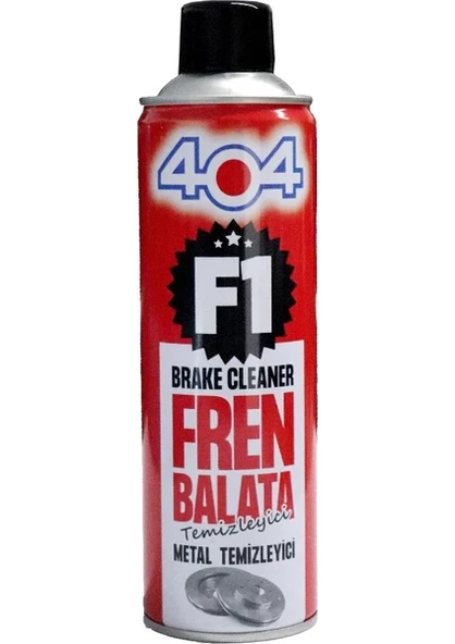 404 Fren Balata Temizleyici F1 Kırmızı 500ML ürün görseli 1