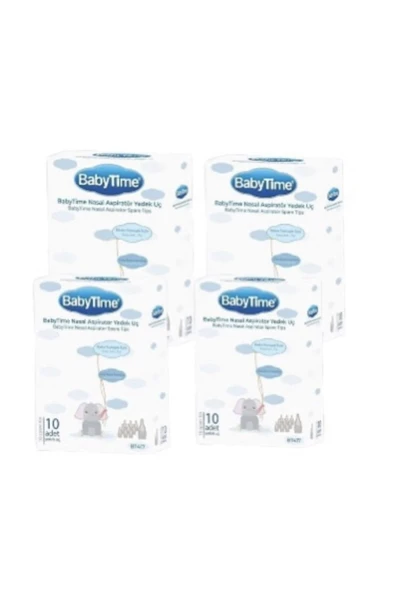 Babytime Nasal Burun Aspiratör Yedek Ucu 4 Lü Paket ürün görseli 1