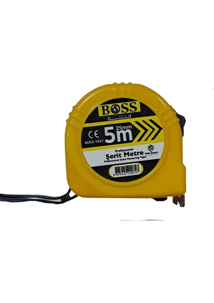 Boss Şerit Metre 5m x 25 mm ürün görseli 1