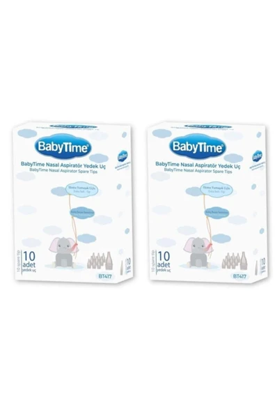 Babytime Nazal Burun Aspiratör Yedek Ucu 2'li Paket ürün görseli 1