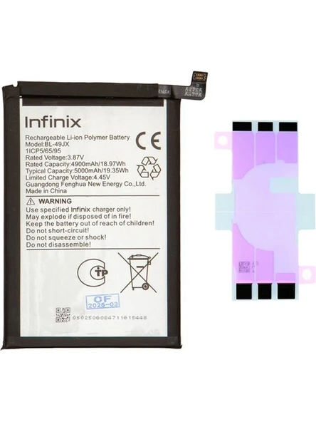 Infinix Hot 40 BL-49JX Batarya Pil Telefon Batarayası Pil ürün görseli 1
