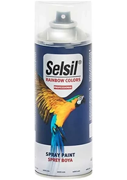 Selsil Rainbow Colors - Sprey Boya RAL9010 Beyaz Mat 400ML ürün görseli 1