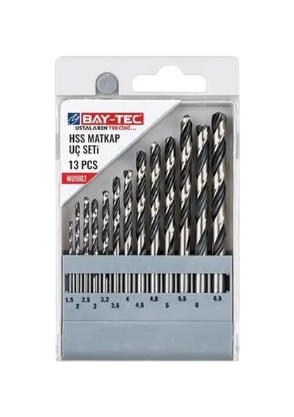 Bay-Tec Hss Matkap Ucu Seti 13 Parça ürün görseli 1