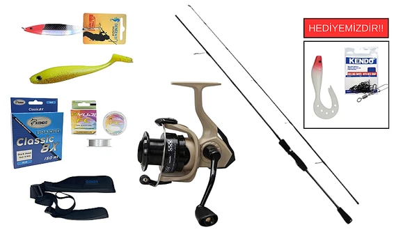Fujin Sniper 270cm 15-55gr&Okuma Outrax OR-4000SGA 1+1BB Spin Seti ürün görseli 1