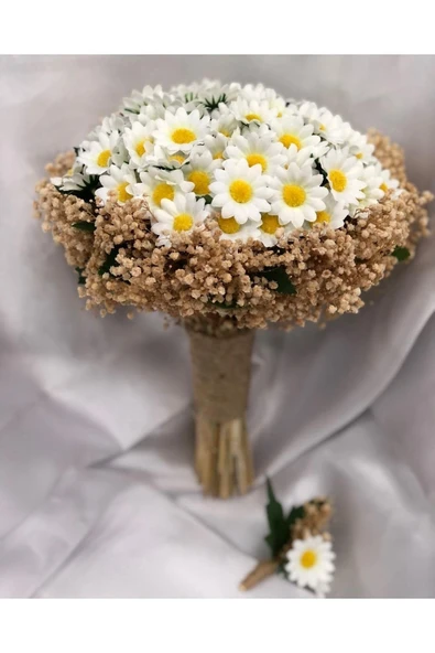 Florista Papatya Gelin Buketi ürün görseli 1