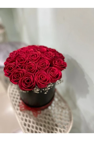 Ayça Kız Isteme Çiçeği, Nişan Çiçeği, Söz Çiçeği, Yapay Gül Kutulu Çiçek, Sevgiliye Hediye Çiçek ürün görseli 1