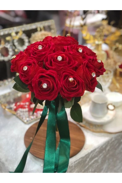 OVSHOP ÖZEL TAŞLI GELİN ÇİÇEĞİ ürün görseli 1
