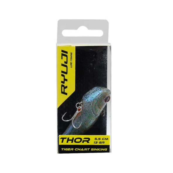 RYUJI THOR 5.5CM 13GR  Standart BLUE CHART - Resim 2