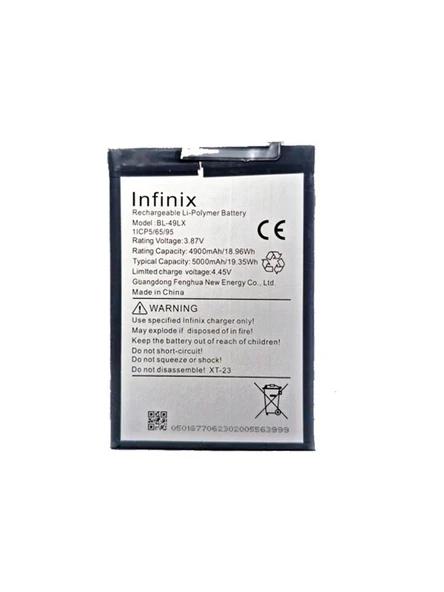 Infinix Hot 12i Uyumlu Batarya Pil Sıfır BL-49LX ürün görseli 1