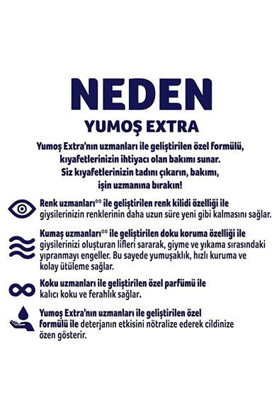 YUMOŞ Extra Yumuşatıcı 1440 ml Hanımeli - Resim 8