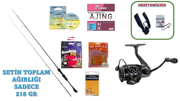 Ryuji Voltage Fuji 183 cm 0–3 gr & Ryuji Voltage 1000 LRF Seti ürün görseli 1