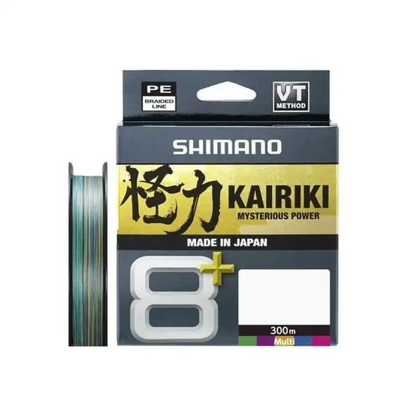 Shimano Kairiki 8+ 300Mt Multi Color İp Misina  0.19 mm ürün görseli 1