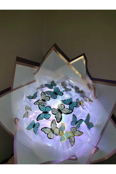 As Çiçek Evi Led ışıklı kelebek - Resim 2