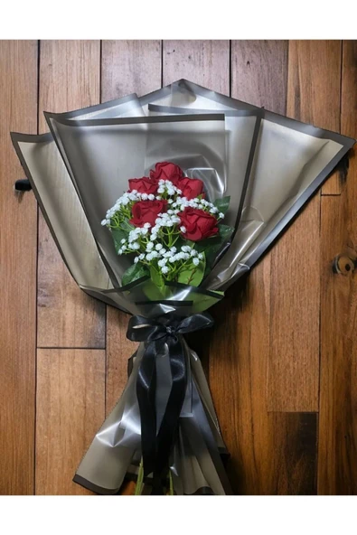 Merveparti 5 adet gül buketi ürün görseli 1