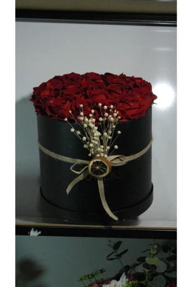 İklim Flowers Yapay Kutuda Arajman Gül ürün görseli 1