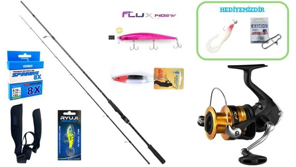 Ryuji Luna II 270 cm 5–55 gr & Shimano FX 3000 FC Spin Seti ürün görseli 1