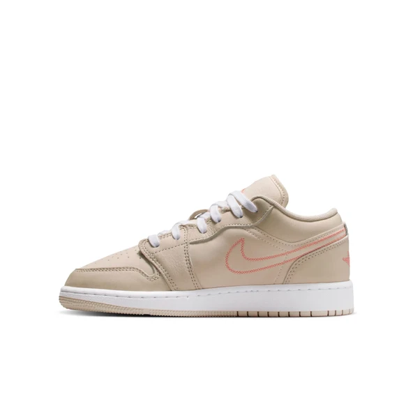 Air Jordan 1 Low SE Gs Bej - Resim 10