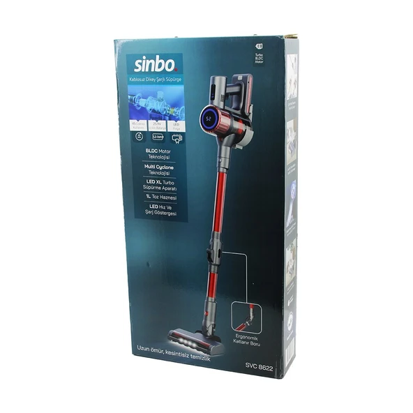 DİKEY KABLOSUZ ELEKTRİKLİ SÜPÜRGE ERGOMİK SAP 1LT TOZ HAZNE - XL TURBO APARAT GO53/1395 ürün görseli 1