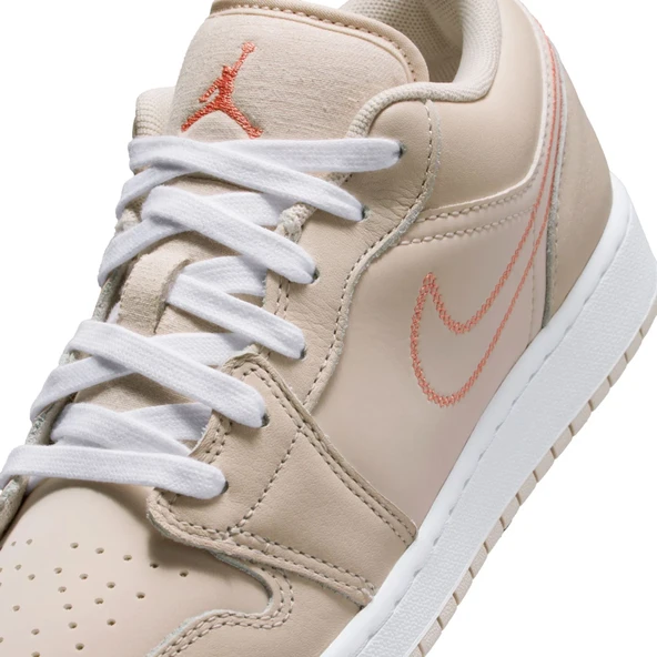 Air Jordan 1 Low SE Gs Bej - Resim 8