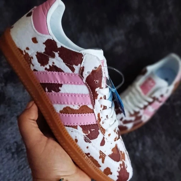 PTTAVM: Adidas Samba Lt Cow Print Kadın Spor Ayakkabı