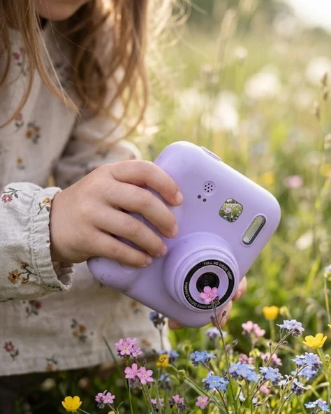 Mini Çocuk Kamerası Fotoğraf Video Çekim 4 Rulo Kağıt Ve 5 Kalem Hediyeli ürün görseli 1
