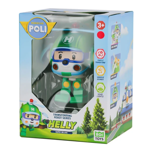 POLI MRT-688 Sesli ve Işıklı Robocar Poli Büyük Transforming Robot Helly -Necotoys ürün görseli 1
