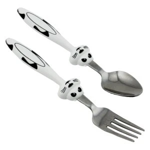 Bebek Çatal Kaşık Seti - 18 cm - Resim 3
