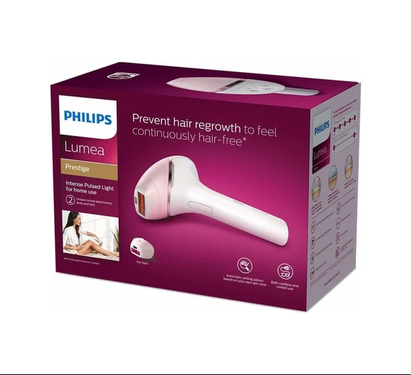 Philips Lumea Prestige Ipl Tüy Alma Cihazı + Vücut Ve Yüz Başlığı Brı950/00 Beyaz ürün görseli 1