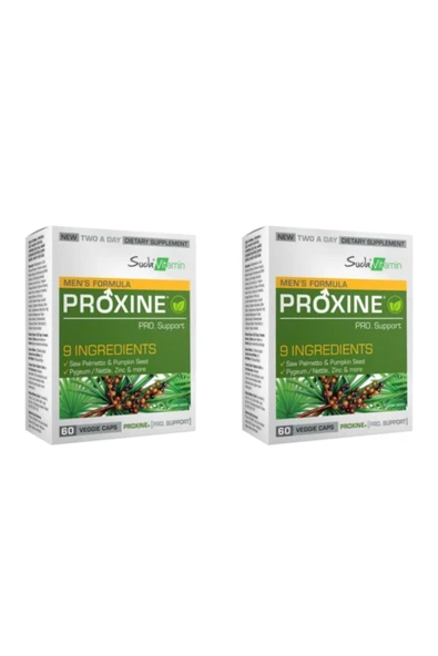 Proxine Erkek Sağlığı Çinko+Selenyum+Bitkisel Ekstreler Prostat Sağlığı&Enerji 60 Kapsül x2 Adet ürün görseli 1