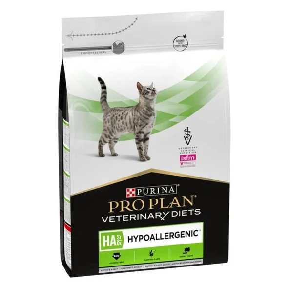 Pro Plan Veterinary Diets HA Hypoallergenic Kedi Kuru Maması 3.5 Kg ürün görseli 1
