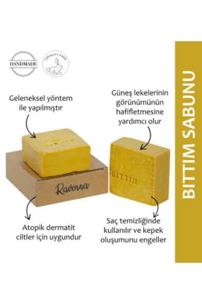 RAVENNA Doğal El Yapımı Geleneksel Bıttım Sabunu ürün görseli 1