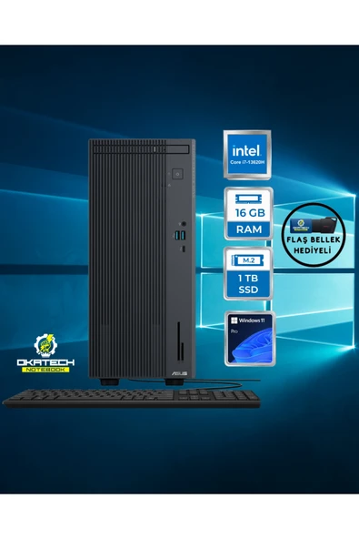 ExpertCenter P500 P500MV-I7136216512B0D i7-13620H 16 GB 1 TB SSD UHD WİN11PRO Masaüstü Bilgisayar ürün görseli 1