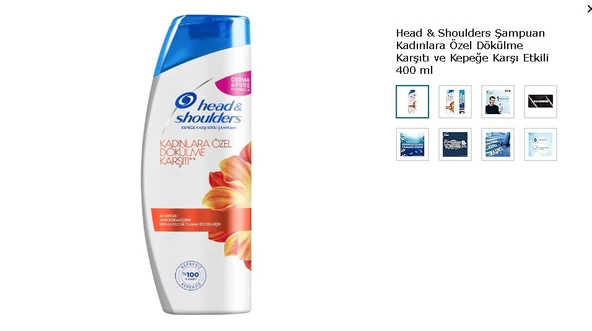 HEAD&SHOULDERS ŞAMPUAN 400ML-KADINLARA ÖZEL DÖKÜLME KARŞITI ürün görseli 1
