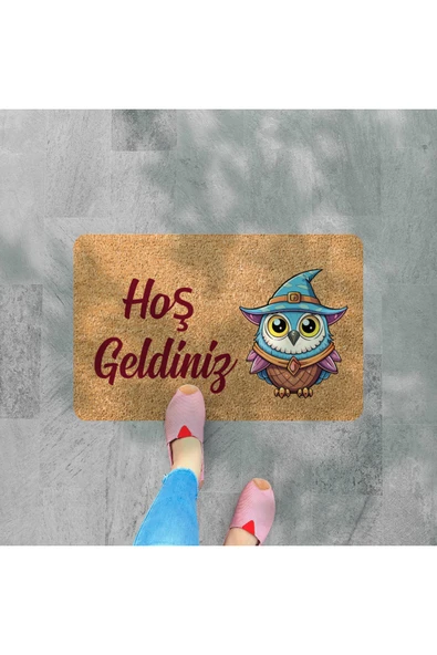 M&H Quality Dijital Baskılı kapı önü paspas Hoşgeldiniz Çok Amaçlı Iç ve Dış Kapı Paspası ürün görseli 1