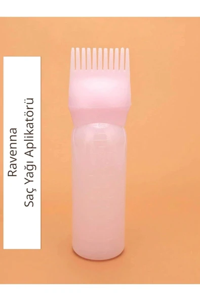 RAVENNA SAÇ BAKIM YAĞI , SAÇ BOYAMA , APLİKATÖRÜ DOLDURABİLİR 6 OZ. PLASTİK ŞİŞE PEMBE ürün görseli 1