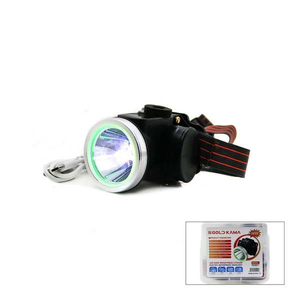 ŞARJLI 60W KAFA LAMBASI FENER USB - TYPE-C DİJİTAL 3-KADEME IŞIK AYARI - FLAŞÖR 2400mAH (4915) ürün görseli 1