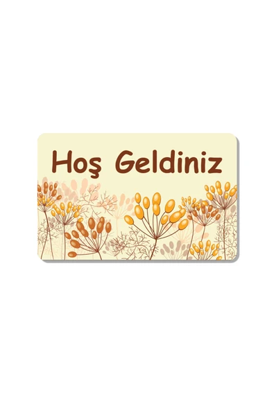 M&H Quality Dijital Baskılı hoş geldiniz yazılır Desenli Dekoratif Dış Kapı Önü ve Iç Mekan Paspası yıkanabilir ürün görseli 1