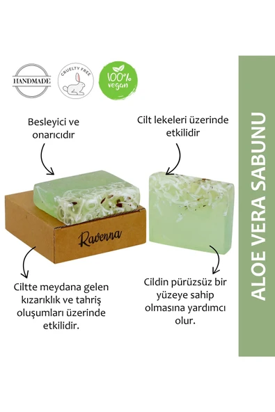 RAVENNA Gliserinli Aloe Vera Sabunu 120 Gram ürün görseli 1