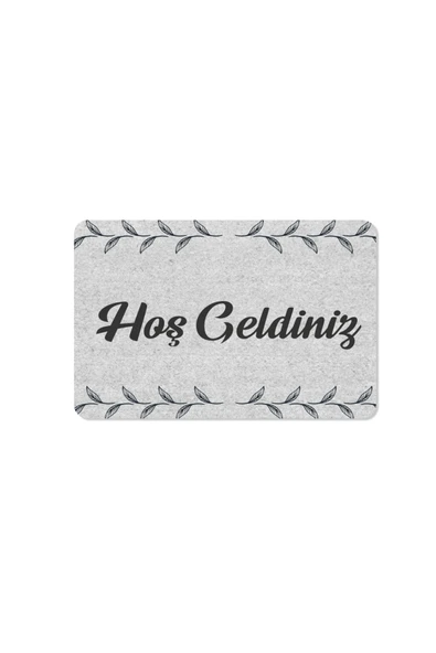 M&H Quality hoş geldiniz yazılır Coco Görünümlü Dekoratif Dış Kapı Önü ve Iç Mekan Paspası ürün görseli 1