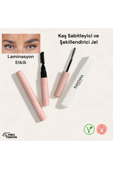 RAVENNA Kaş Sabitleyici Ve Şekillendirici,besleyici, Sabitleyici Jel,kaş Tarağı (LAMİNASYON ETKİLİ) ürün görseli 1