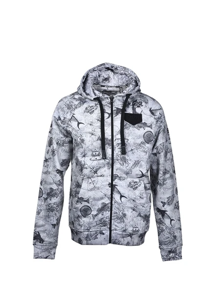Stafu Pro Jedi Fermuarlı Kapüşonlu Paleo Grey Sweatshirt ürün görseli 1