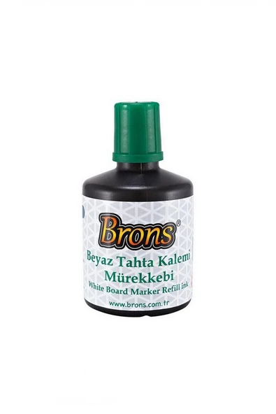 Brons Tahta Kalem Mürekkebi 100 Cc Yeşil Br-355 (6 Lı Paket) ürün görseli 1