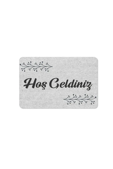 M&H Quality hoş geldiniz yazılır Coco Görünümlü Dekoratif Dış Kapı Önü ve Iç Mekan Paspası ürün görseli 1