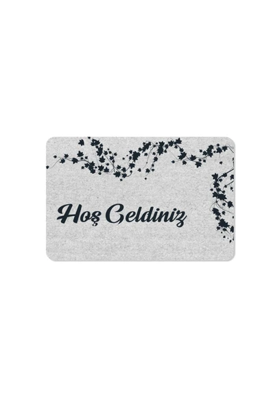 M&H Quality hoş geldiniz yazılır Coco Görünümlü Dekoratif Dış Kapı Önü ve Iç Mekan Paspası ürün görseli 1