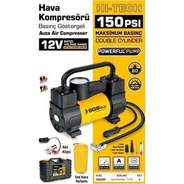 Sgs Araç Kompresörü 12V SGS5391 ürün görseli 1