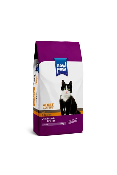 PawPaw PAW PAW YETİŞKİN KEDİ MAMASI TAVUKLU - 1 KG ürün görseli 1