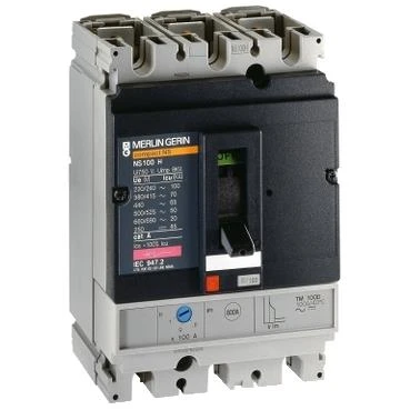 Schneider Electric 29633, devre kesici Compact NS100N - TMD - 40 A - 3 kutuplu 3d ürün görseli 1
