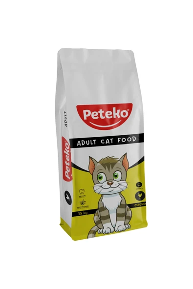 PetEko TAVUKLU KEDİ MAMASI 1 KG ürün görseli 1