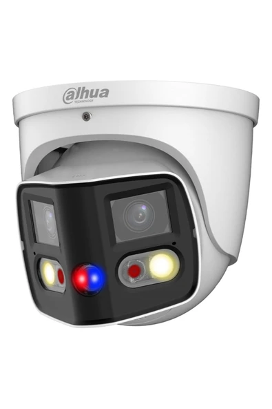 Prope Dahua Ipc-pdw3849-a180-as-pv, 2x4mpix, 2,8mm Lens, H265+, 25mt Gece Görüşü, Ip67, Dahili Mikrofon, ürün görseli 1